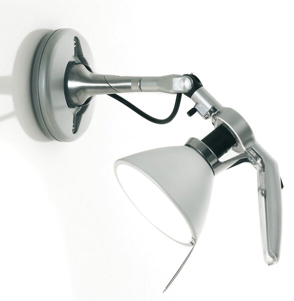 Lampa Ścienna Luceplan, Fortebraccio, ściemnialny, metaliczny, salon, metal, design