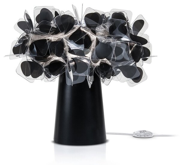 Lampa Stołowa Slamp, Clizia Mama Non Mama, czarny, salon, tworzywo sztuczne, design