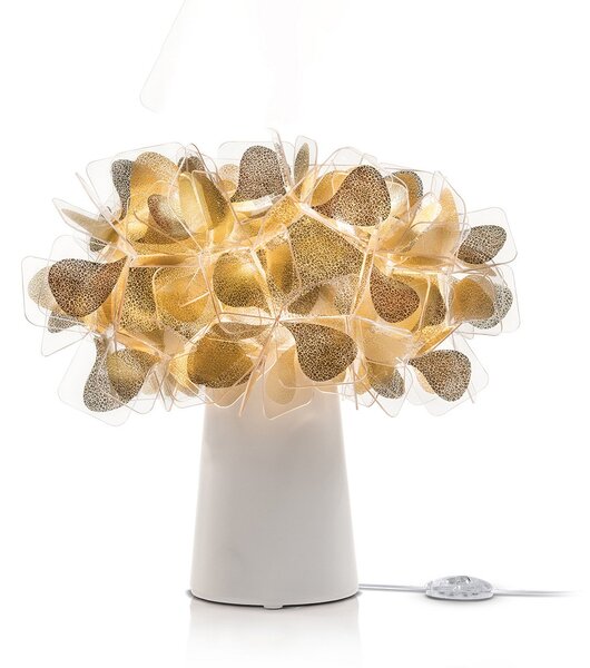 Lampa Stołowa Slamp, Clizia Mama Non Mama, złoty | mosiężny, salon, tworzywo sztuczne, design