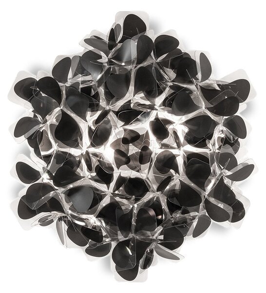 Lampa Ścienna Slamp, Clizia Mama Non Mama, ściemnialny, czarny, salon, tworzywo sztuczne, design
