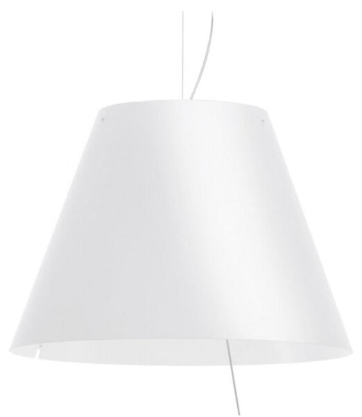 Lampa Wisząca Luceplan, ściemnialny, biały, jadalnia, aluminium