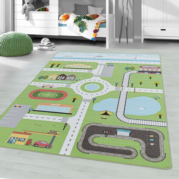 Zielony dywan dziecięcy 80x120 cm Play – Ayyildiz Carpets