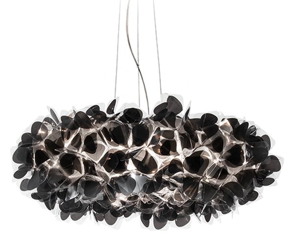 Lampa Wisząca Slamp, Clizia Mama Non Mama, ściemnialny, czarny, salon, tworzywo sztuczne, design