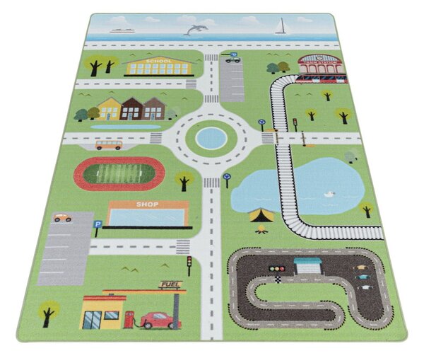 Zielony dywan dziecięcy 80x120 cm Play – Ayyildiz Carpets