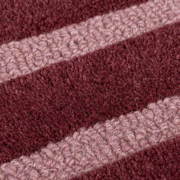 Bordowy wełniany dywan tkany ręcznie 150x240 cm Split Ombre Shaped – Flair Rugs