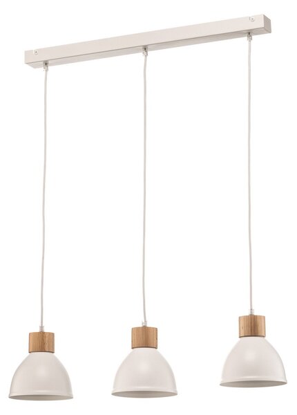 Lampa Wisząca Envostar, Tira, ściemnialny, biały, salon, metal, skandynawski