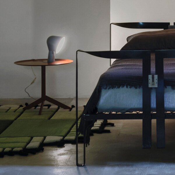 Lampa Stołowa Foscarini, Binic, biały, salon, tworzywo sztuczne, design