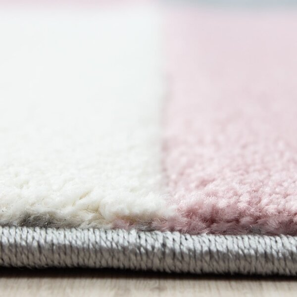 Różowo-szary chodnik 80x300 cm Hawaii – Ayyildiz Carpets