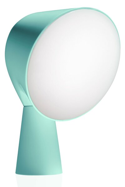 Lampa Stołowa Foscarini, Binic, niebieski, salon, tworzywo sztuczne, design