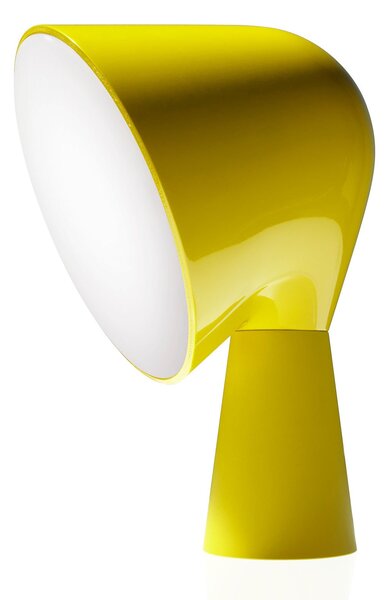 Lampa Stołowa Foscarini, Binic, żółty, salon, tworzywo sztuczne, design