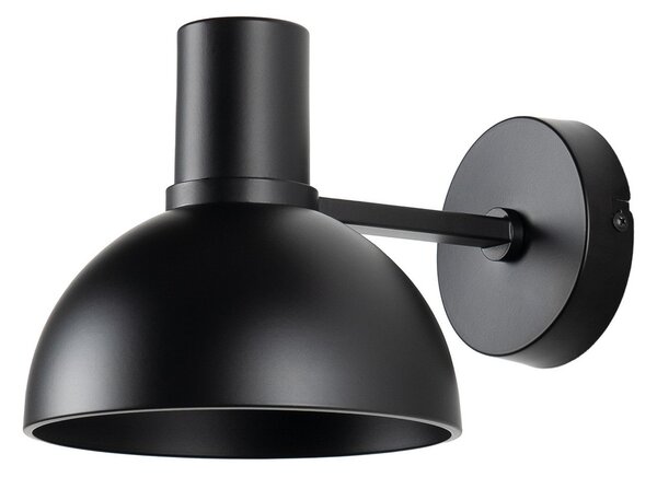 Lampa Ścienna Lucande, Mostrid, ściemnialny, czarny, salon, metal, design