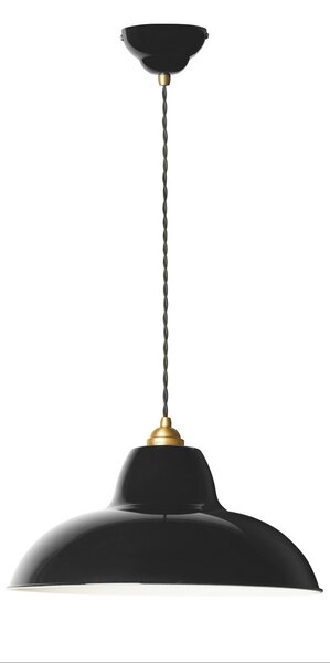 Lampa Wisząca Anglepoise, Original 1227 Brass Midi Wide, ściemnialny, czarny, salon, metal, design