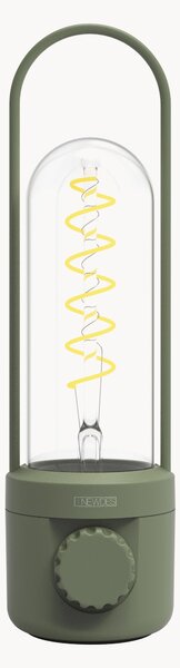 Zewnętrzna lampa stołowa LED Coil Olive Green
