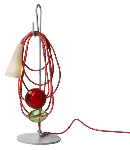 Lampa Stołowa Foscarini, Filo, wielokolorowy, salon, metal, design