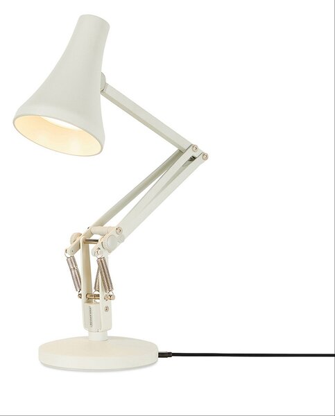 Lampa Stołowa Anglepoise, 90 Mini Mini, ściemnialny, biały, gabinet | pracownia, metal, industrialny