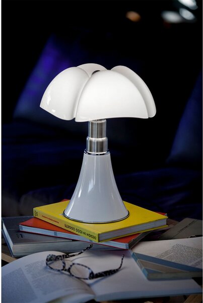 Lampa Stołowa Martinelli Luce, ściemnialny, biały, salon, metal