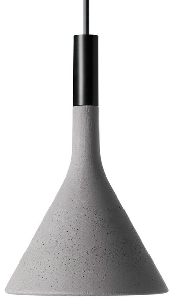 Lampa Wisząca Foscarini, Aplomb Mini, ściemnialny, szary, kuchnia, beton, design
