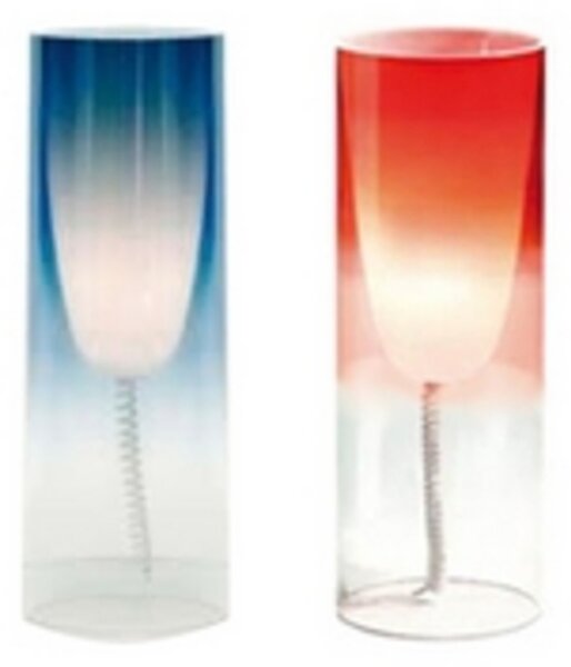 Lampa Stołowa Kartell, transparentny, salon, tworzywo sztuczne