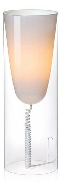 Lampa Stołowa Kartell, transparentny, salon, tworzywo sztuczne