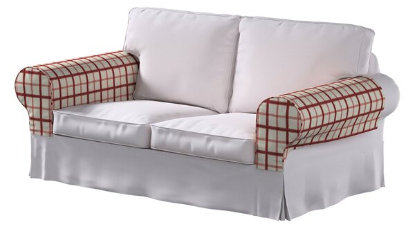 Ochraniacze na podłokietniki - Ektorp kolor czerwony tkanina wzorzysta