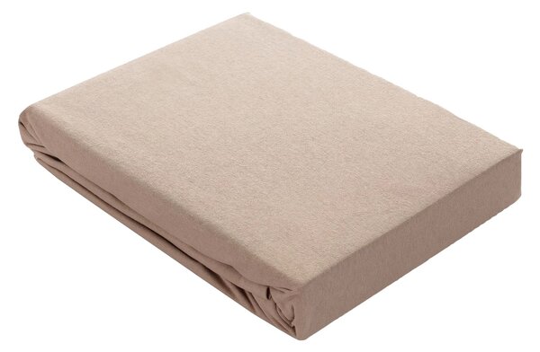Prześcieradło jersey z gumką Jerry 90x200cm beige