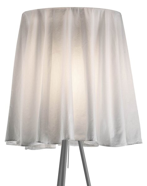 Lampa Podłogowa FLOS, ROSY, ściemnialny, biały, salon, tkanina | tekstylia, design