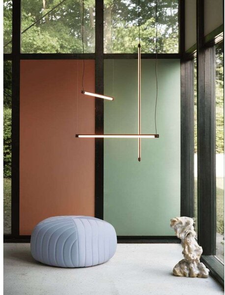 Lampa Wisząca Muuto, ściemnialny, czerwony, jadalnia, aluminium