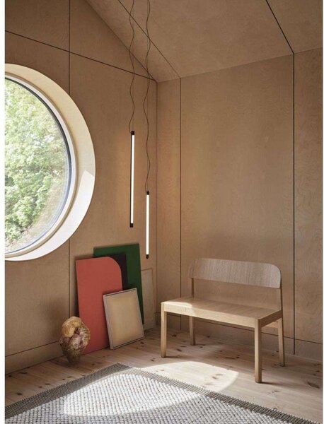 Lampa Wisząca Muuto, ściemnialny, czarny, jadalnia, aluminium