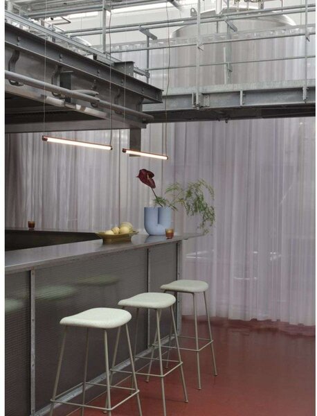 Lampa Wisząca Muuto, ściemnialny, czerwony, jadalnia, aluminium