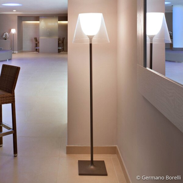 Lampa Podłogowa FLOS, KTRIBE, ściemnialny, transparentny, salon, tworzywo sztuczne, design
