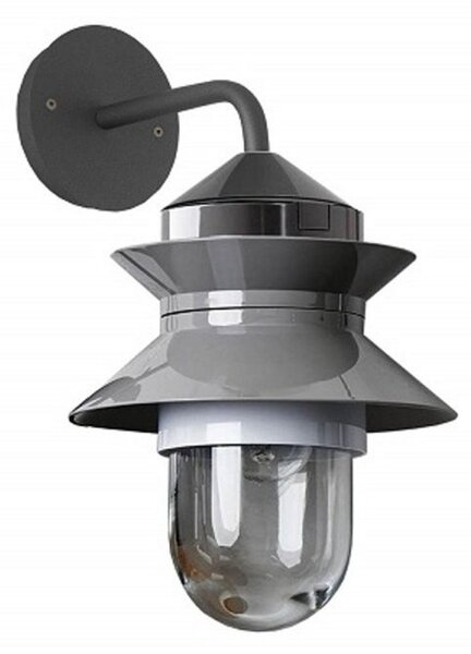 Lampa Ścienna MARSET, szary, tworzywo sztuczne