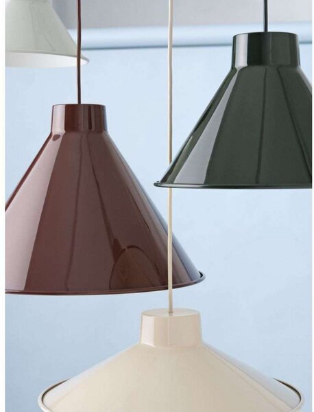 Lampa Wisząca Muuto, czerwony, jadalnia, metal, design