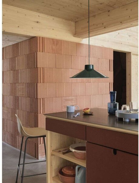 Lampa Wisząca Muuto, zielony, jadalnia, metal, design