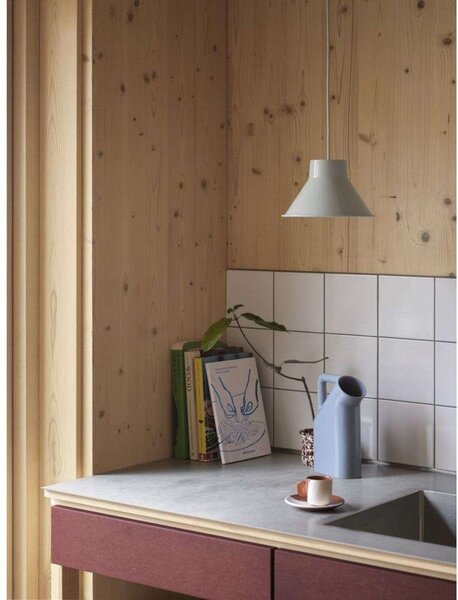 Lampa Wisząca Muuto, szary, jadalnia, metal, design