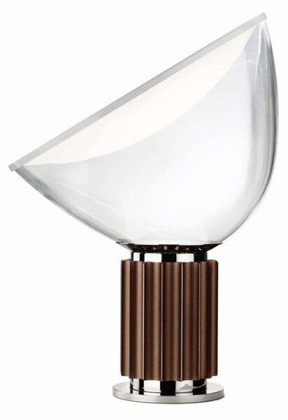 Lampa Stołowa FLOS, ściemnialny, antyczny mosiądz, salon, metal