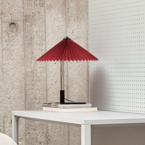 Lampa Stołowa HAY, Matin 300, ściemnialny, czerwony, salon, metal, design