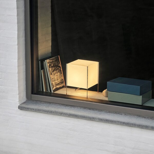 Lampa Stołowa HAY, Paper Cube, biały, salon, tworzywo sztuczne, design