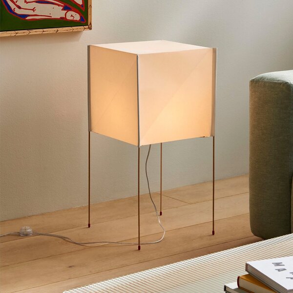 Lampa Podłogowa HAY, Pper Cube, biały, salon, tworzywo sztuczne, design