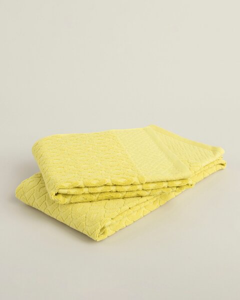 Ręcznik Lattice 70x140 cm sunny yellow