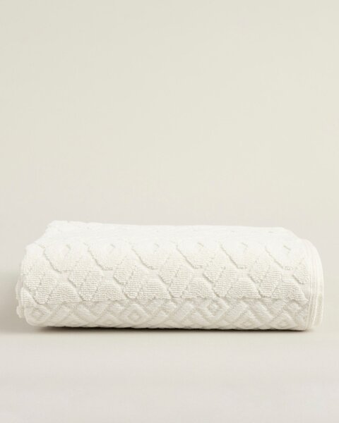 Ręcznik Lattice 70x140 cm cream pearl