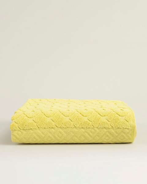 Ręcznik Lattice 70x140 cm sunny yellow