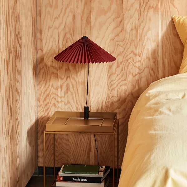 Lampa Stołowa HAY, Matin 380, ściemnialny, czerwony, salon, metal, design