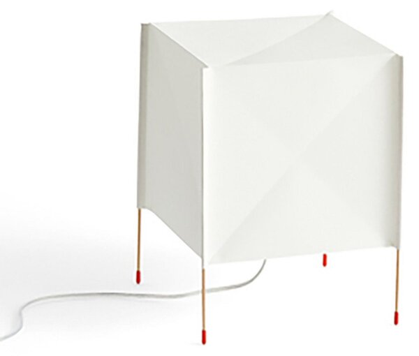 Lampa Stołowa HAY, Paper Cube, biały, salon, tworzywo sztuczne, design