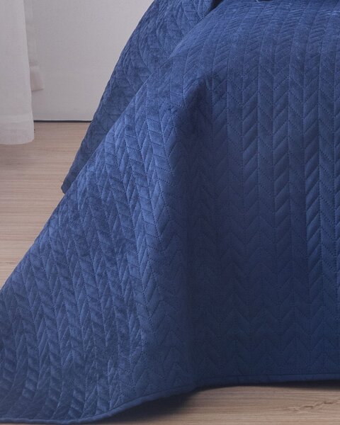 Narzuta na łóżko Silky Chic 220x240cm royal blue