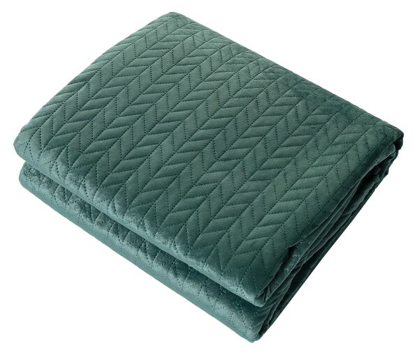 Narzuta na łóżko Silky Chic 220x240cm deep green