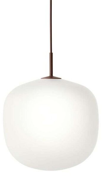 Lampa Wisząca Muuto, czerwony, salon, szkło