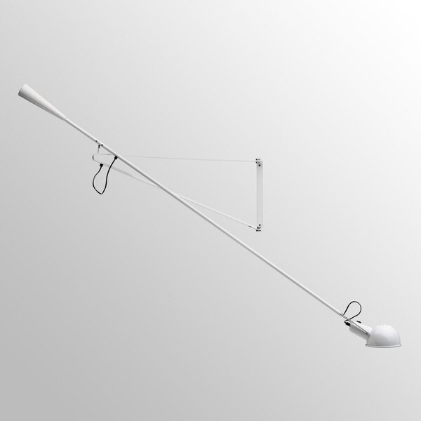 Lampa Ścienna FLOS, 265, ściemnialny, biały, salon, metal, design