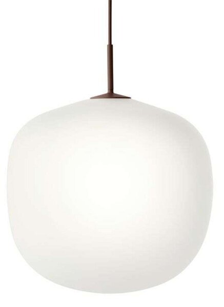 Lampa Wisząca Muuto, czerwony, salon, szkło