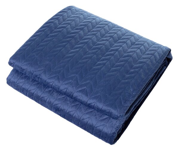 Narzuta na łóżko Silky Chic 220x240cm royal blue