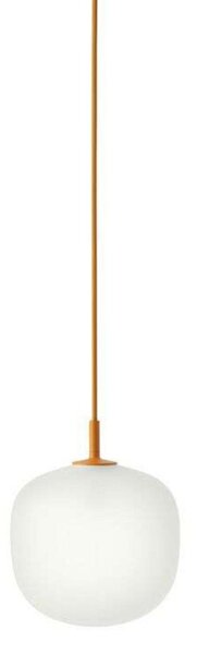 Lampa Wisząca Muuto, pomarańczowy, salon, szkło